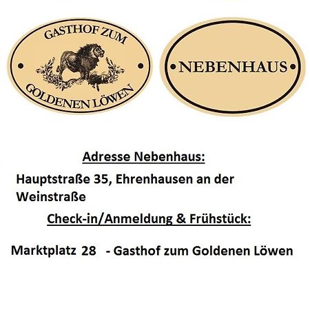 Gasthof Zum Goldenen Loewen - Nebenhaus Bed & Breakfast Ehrenhausen Exterior photo